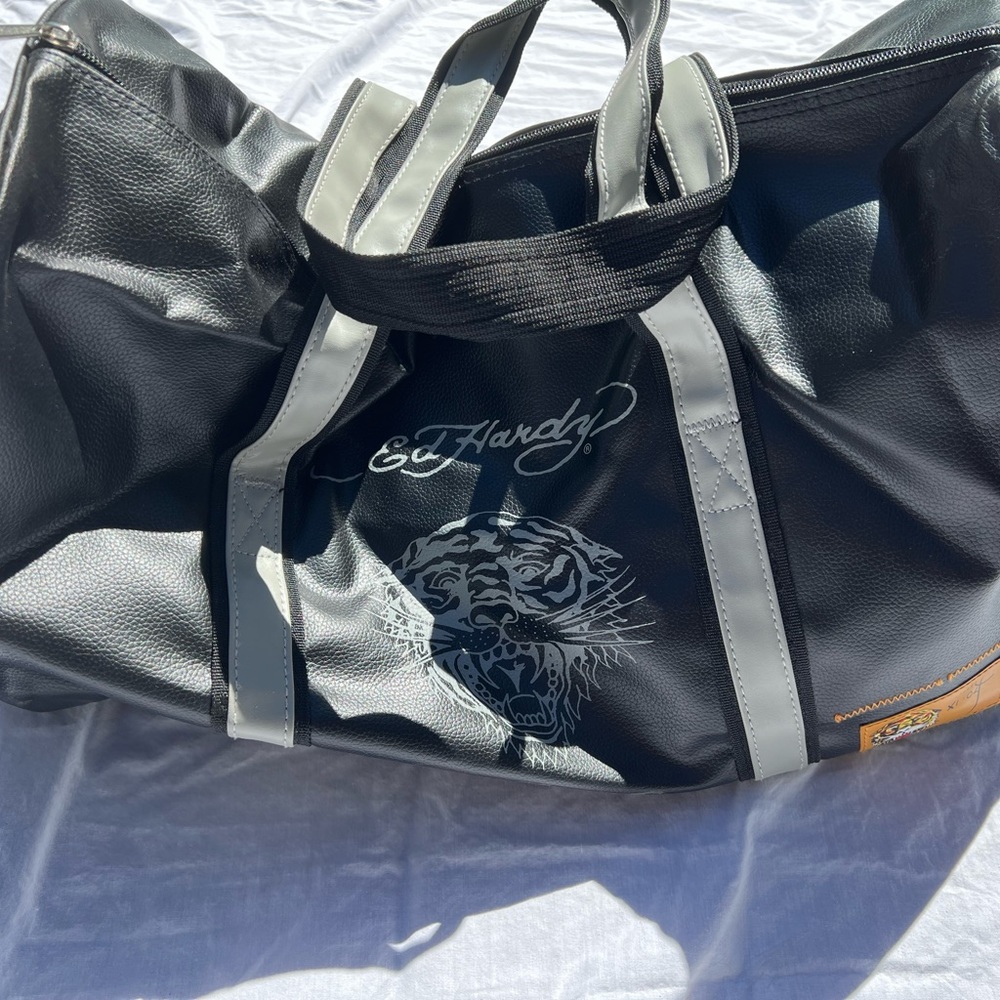 Ed Hardy duffel bag never used like new
